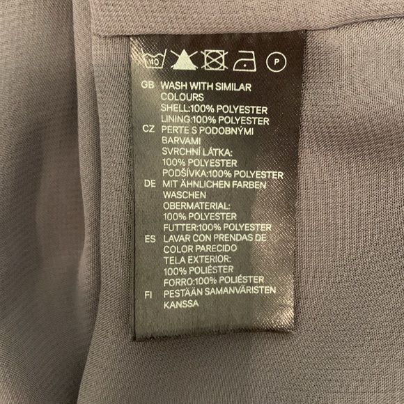 H&M Grey/Black Polyester Dress, 8 - Picture 8 of 8